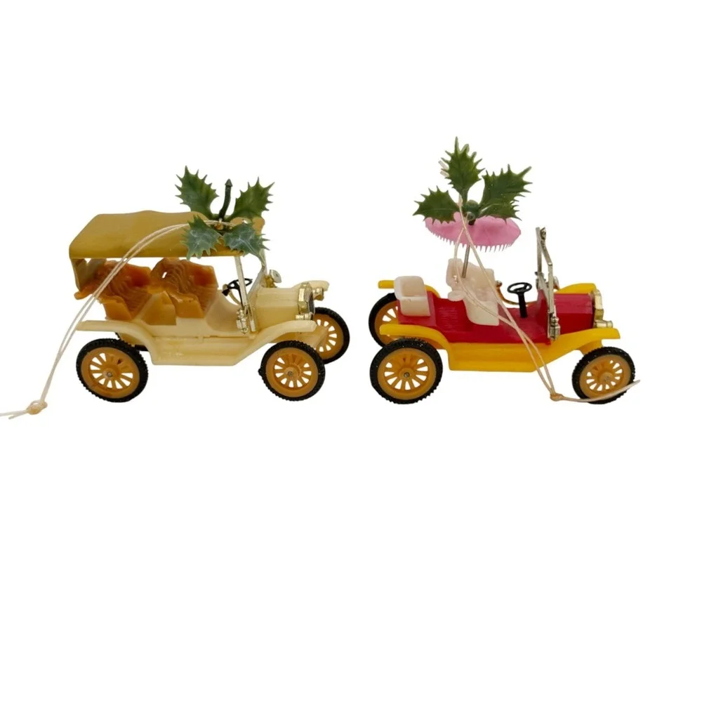 Ford Model‎ T Christmas Ornaments Pair Ford Automobilia Hong Kong Vintage